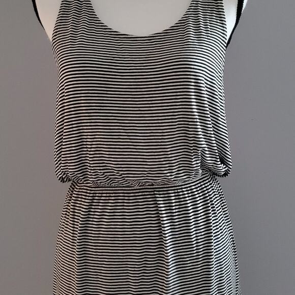 H&M Basic Striped Sleeveless Tee Dress Size S - Picture 4 of 8